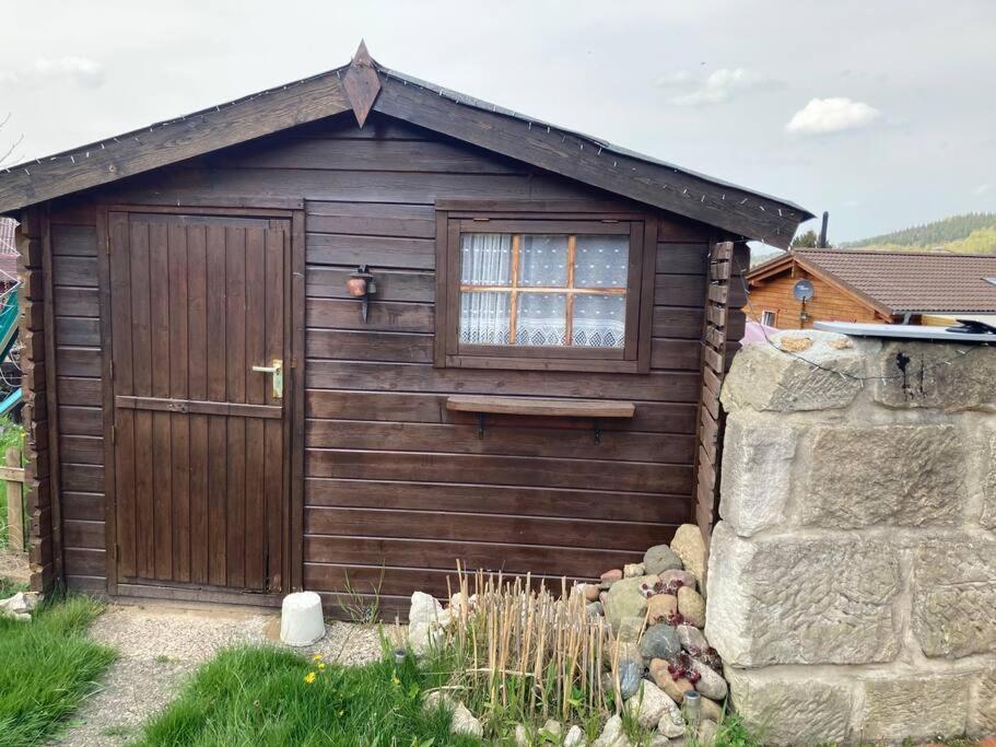 Behagliches Nurdachhaus Im Ferienhausgebiet Langelsheim Luaran gambar