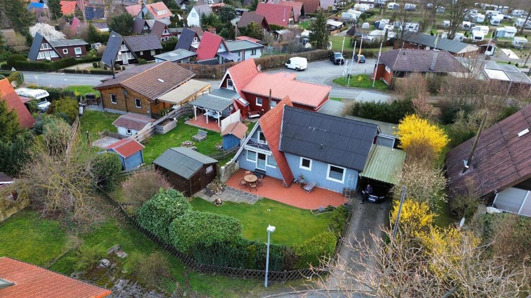 Behagliches Nurdachhaus Im Ferienhausgebiet Langelsheim Luaran gambar